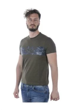 Emporio Armani EA7 Shirts T-shirt Green -Goedkope Emporio Armani EA7 winkel 4decd97eec8e6831df7b18b9266a4677