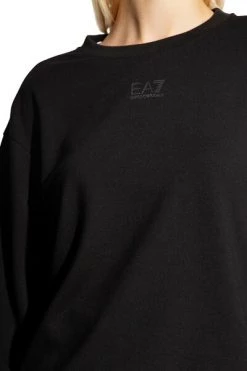 Emporio Armani EA7 Hoodies & Sweatvesten Sweatshirt With Logo Black