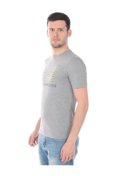 Emporio Armani EA7 Shirts T-shirt Gray 4 Emporio Armani EA7 Shirts T-shirt Gray - Afbeelding 2