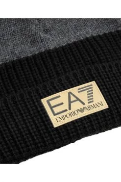 Emporio Armani EA7 Hoeden Men Beanie Hat Train Black