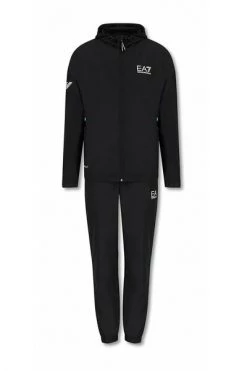 Emporio Armani EA7 Trainingspakken Logo Tracksuit Black