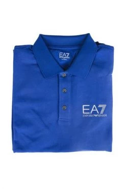 Emporio Armani EA7 Polo's Polo Shirts Blue
