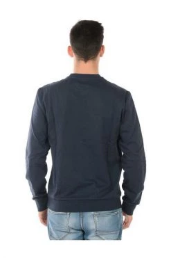 Emporio Armani EA7 Hoodies & Sweatvesten Sweatshirt Blue -Goedkope Emporio Armani EA7 winkel 500e7e7ec6133ca077af95d37d2095a9