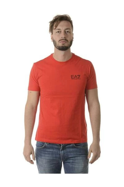 Emporio Armani EA7 Shirts T-Shirt Red 6 Emporio Armani EA7 Shirts T-Shirt Red - Afbeelding 4