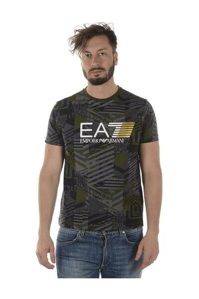 Emporio Armani EA7 Shirts T-Shirt Green 7 Emporio Armani EA7 Shirts T-Shirt Green - Afbeelding 5