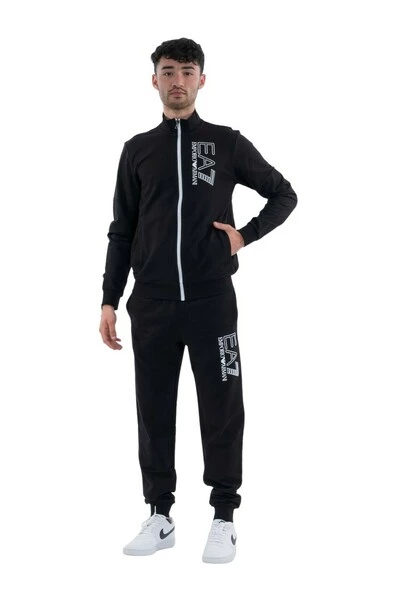 Emporio Armani EA7 Trainingspakken TRACKSUIT Black 6 Emporio Armani EA7 Trainingspakken TRACKSUIT Black - Afbeelding 4