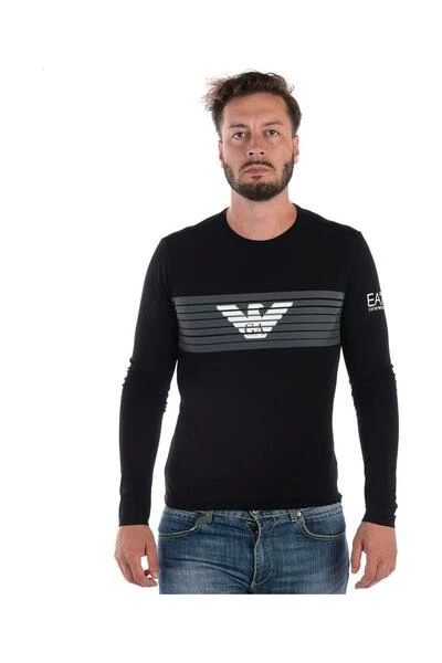 Emporio Armani EA7 Longsleeves T-shirt Black 4 Emporio Armani EA7 Longsleeves T-shirt Black - Afbeelding 2