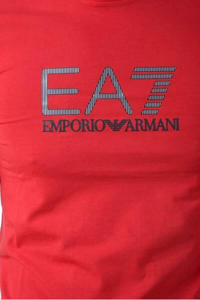 Emporio Armani EA7 Shirts T-Shirt Red 5 Emporio Armani EA7 Shirts T-Shirt Red - Afbeelding 3