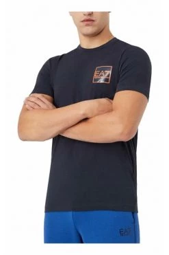 Emporio Armani EA7 Shirts T-shirt Blue -Goedkope Emporio Armani EA7 winkel 53947176b59dc84a9c692507f95935db