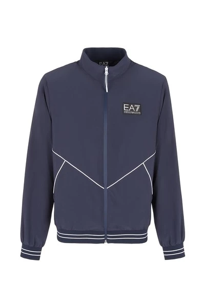 Emporio Armani EA7 Hoodies & Sweatvesten Zip Through Jacket Gray 3 Emporio Armani EA7 Hoodies & Sweatvesten Zip Through Jacket Gray
