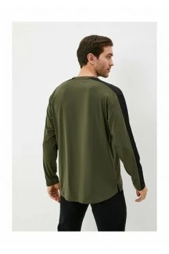 Emporio Armani EA7 Longsleeves Tee Shirt Logo Fluo Green