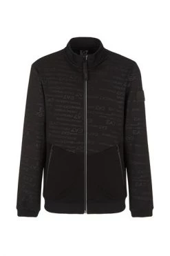 Emporio Armani EA7 Hoodies & Sweatvesten Zip Through Sweatshirt Black