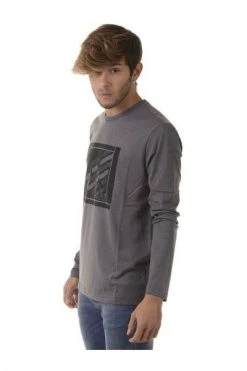 Emporio Armani EA7 Longsleeves T-shirt Gray -Goedkope Emporio Armani EA7 winkel 55c485f4027f60e4ab0ed38dd2517431