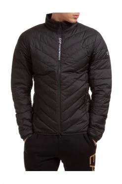 Emporio Armani EA7 Gewatteerde Jassen Piumino Giubbotto Giubbino Uomo Black -Goedkope Emporio Armani EA7 winkel 5765a5b4df2188c7471c5da0f3e72705
