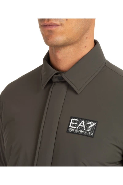 Emporio Armani EA7 Jassen Men's Outerwear Jacket Blouson Gray 5 Emporio Armani EA7 Jassen Men's Outerwear Jacket Blouson Gray - Afbeelding 3