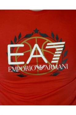 Emporio Armani EA7 Shirts T-shirt Red -Goedkope Emporio Armani EA7 winkel 5b51da314616e4f1ee53cd31e37d96d4