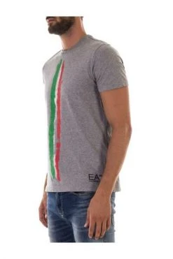 Emporio Armani EA7 Shirts T-Shirt Gray -Goedkope Emporio Armani EA7 winkel 5b83daa1174c3f4e633f31f4b600a32e