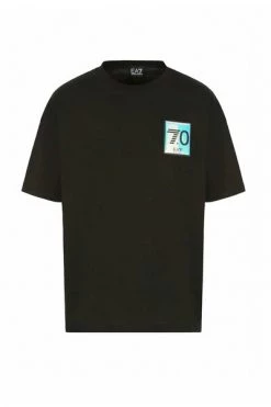 Emporio Armani EA7 Shirts Printed Back T -shirt Black