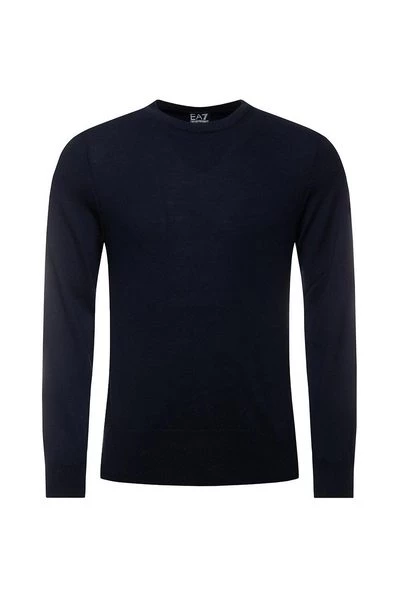 Emporio Armani EA7 Truien & Vesten EA7 Sweater Blue 4 Emporio Armani EA7 Truien & Vesten EA7 Sweater Blue - Afbeelding 2