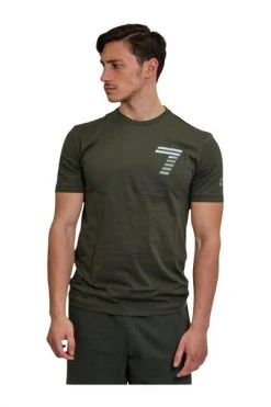 Emporio Armani EA7 Shirts T-shirt With Logo Green