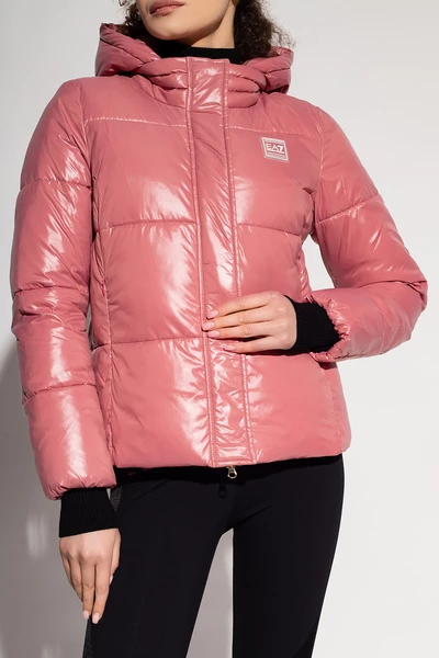 Emporio Armani EA7 Gewatteerde Jassen Insulated Jacket With Logo Pink 3 Emporio Armani EA7 Gewatteerde Jassen Insulated Jacket With Logo Pink