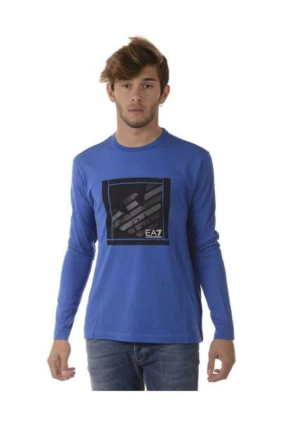 Emporio Armani EA7 Longsleeves T-shirt Blue 7 Emporio Armani EA7 Longsleeves T-shirt Blue - Afbeelding 5