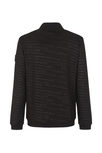 Emporio Armani EA7 Hoodies & Sweatvesten Zip Through Sweatshirt Black 4 Emporio Armani EA7 Hoodies & Sweatvesten Zip Through Sweatshirt Black - Afbeelding 2