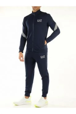 Emporio Armani EA7 Trainingspakken Training Sets Blue -Goedkope Emporio Armani EA7 winkel 5fce6bc53b0471eab69e0fd723f0b827