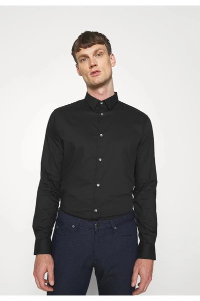 Emporio Armani EA7 Zakelijke Overhemden Formal Shirts Black 5 Emporio Armani EA7 Zakelijke Overhemden Formal Shirts Black - Afbeelding 3