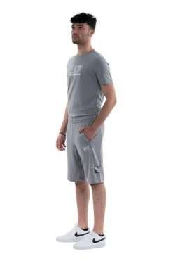 Emporio Armani EA7 Korte Broeken M SHORTS Gray