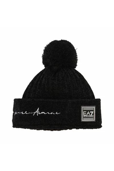 Emporio Armani EA7 Hoeden BEANIE Black 5 Emporio Armani EA7 Hoeden BEANIE Black - Afbeelding 3