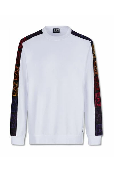 Emporio Armani EA7 Hoodies & Sweatvesten 3KPM34 Sweatshirt White 3 Emporio Armani EA7 Hoodies & Sweatvesten 3KPM34 Sweatshirt White