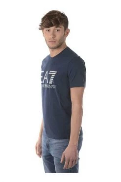 Emporio Armani EA7 Shirts SNEAKERS Blue