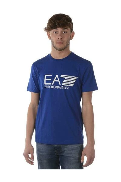 Emporio Armani EA7 Shirts T-shirt Blue 5 Emporio Armani EA7 Shirts T-shirt Blue - Afbeelding 3