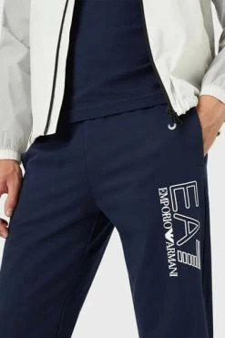 Emporio Armani EA7 Sweatpants Joggers Trousers With 3lpp53 Logo Blue