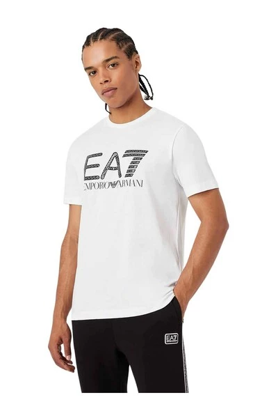 Emporio Armani EA7 Shirts T-Shirt White 3 Emporio Armani EA7 Shirts T-Shirt White