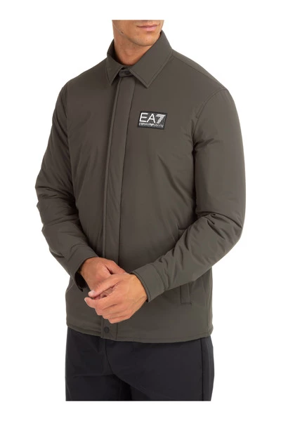 Emporio Armani EA7 Jassen Men's Outerwear Jacket Blouson Gray 4 Emporio Armani EA7 Jassen Men's Outerwear Jacket Blouson Gray - Afbeelding 2
