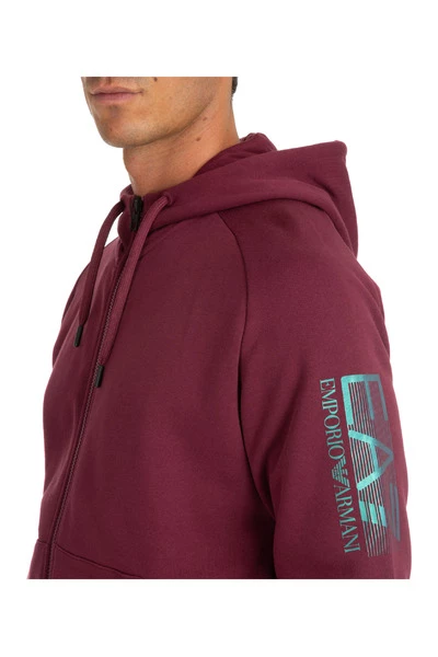 Emporio Armani EA7 Trainingspakken Men's Tracksuit Pants With Sweatshirt Fashion Red 4 Emporio Armani EA7 Trainingspakken Men's Tracksuit Pants With Sweatshirt Fashion Red - Afbeelding 2