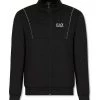 Emporio Armani EA7 Hoodies & Sweatvesten EA7 Lines Zip Sweatshirt Black