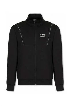 Emporio Armani EA7 Hoodies & Sweatvesten EA7 Lines Zip Sweatshirt Black
