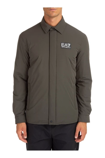 Emporio Armani EA7 Jassen Men's Outerwear Jacket Blouson Gray 3 Emporio Armani EA7 Jassen Men's Outerwear Jacket Blouson Gray