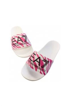 Emporio Armani EA7 Slippers Sliders White