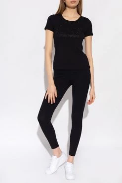 Emporio Armani EA7 T-shirts Logo T-shirt Black -Goedkope Emporio Armani EA7 winkel 6fac9523e9b897f565d1caf51611d71a