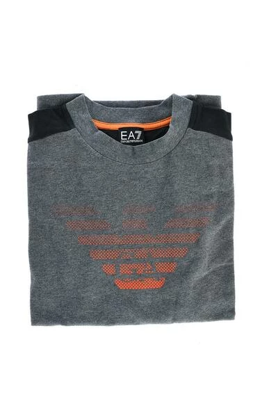 Emporio Armani EA7 Hoodies & Sweatvesten Sweatshirt Gray 4 Emporio Armani EA7 Hoodies & Sweatvesten Sweatshirt Gray - Afbeelding 2