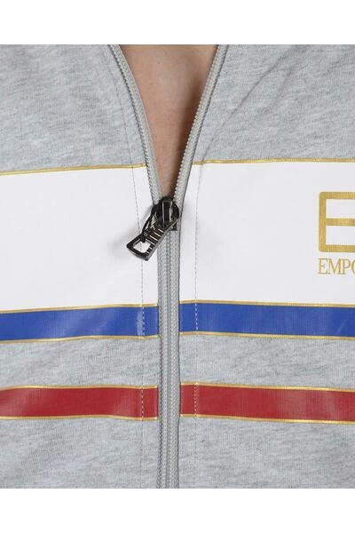 Emporio Armani EA7 Hoodies & Sweatvesten Zip Through Gray 6 Emporio Armani EA7 Hoodies & Sweatvesten Zip Through Gray - Afbeelding 4