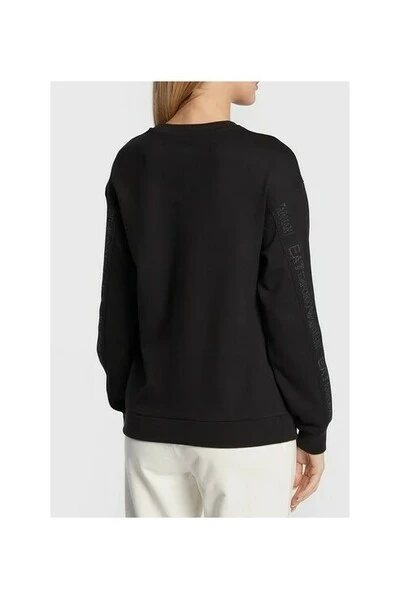 Emporio Armani EA7 Sweaters Round-neck Knitwear Black 3 Emporio Armani EA7 Sweaters Round-neck Knitwear Black