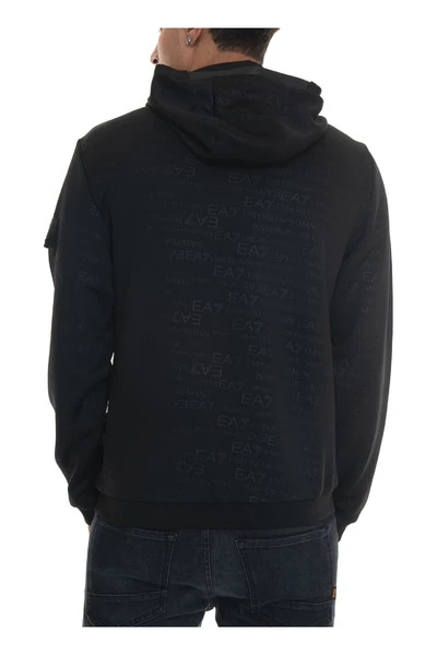Emporio Armani EA7 Hoodies & Sweatvesten 6lpm10-pjahz 1200 Black 4 Emporio Armani EA7 Hoodies & Sweatvesten 6lpm10-pjahz 1200 Black - Afbeelding 2