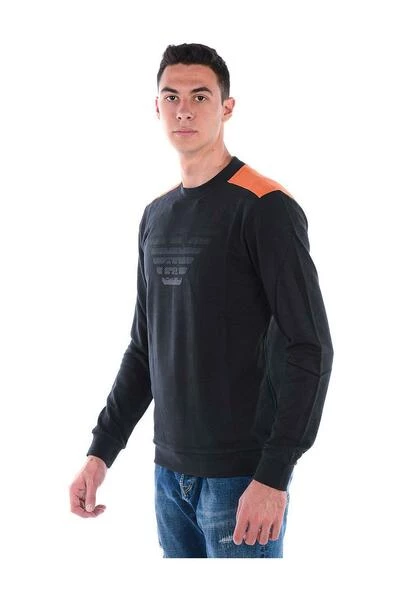 Emporio Armani EA7 Hoodies & Sweatvesten Sweatshirt Black 3 Emporio Armani EA7 Hoodies & Sweatvesten Sweatshirt Black