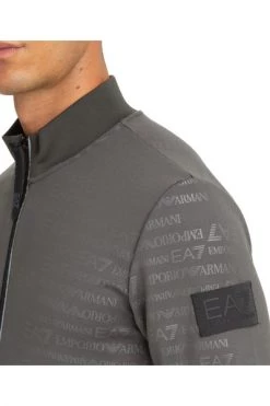 Emporio Armani EA7 Hoodies & Sweatvesten Sweatshirt With Zip Gray -Goedkope Emporio Armani EA7 winkel 73f662f0ab24a79ec052b91d67d8fc2f