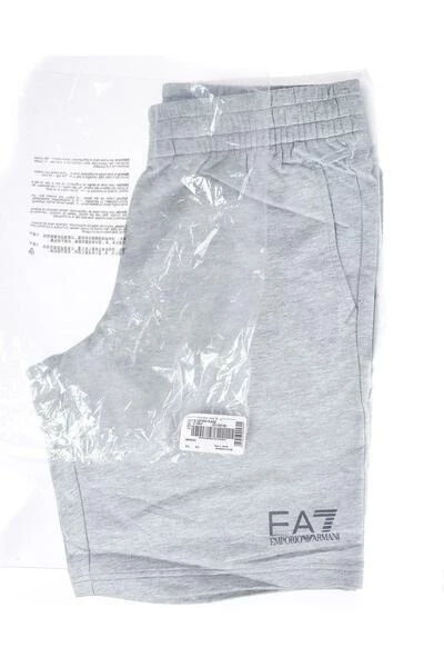 Emporio Armani EA7 Korte Broeken Sweat Shorts Gray 3 Emporio Armani EA7 Korte Broeken Sweat Shorts Gray